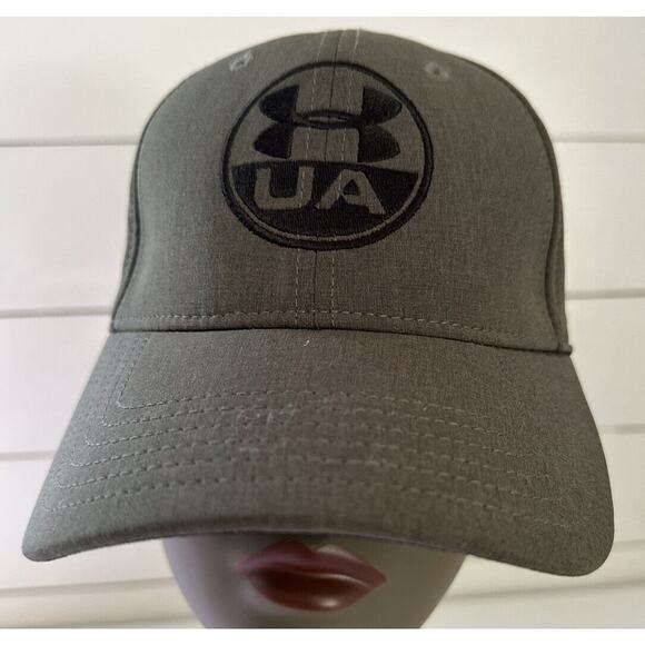 Under Armour Men's UA M/L Stretch Fit Cap Athletic Flex Hat 6493880 Gray - Picture 1 of 7